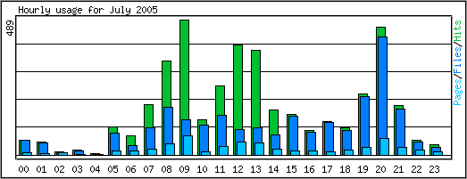 Hourly usage