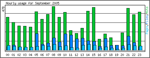 Hourly usage
