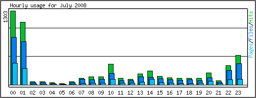 Hourly usage
