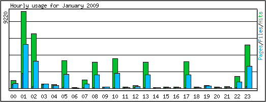 Hourly usage