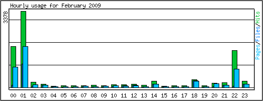 Hourly usage